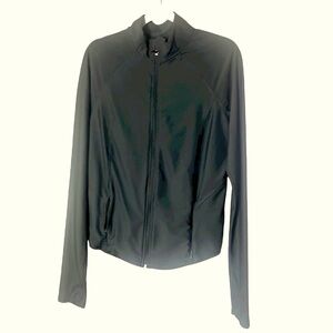 Old Navy Active Womens Athletic Jacket Green L Tall GoDry Powersoft like new lg